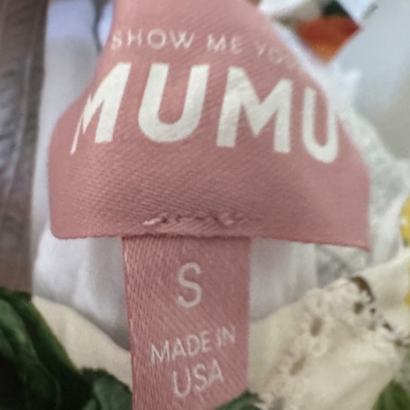 NEW Show Me Your Mumu Georgia Peach Mini Dress S NWT - Picture 5 of 7